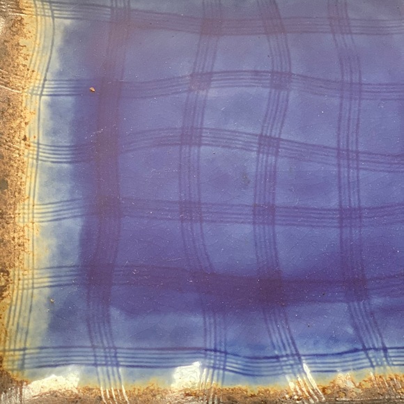 Dish in blue MIYA Japan, signed - Picture 3 of 6